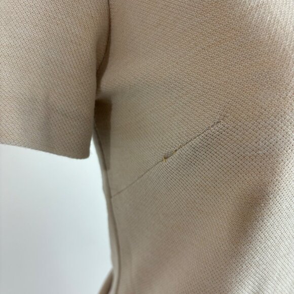 Vintage 70s Mini Dress Women's Extra Small Mod Purple Knit Scooter Shift - Picture 10 of 12